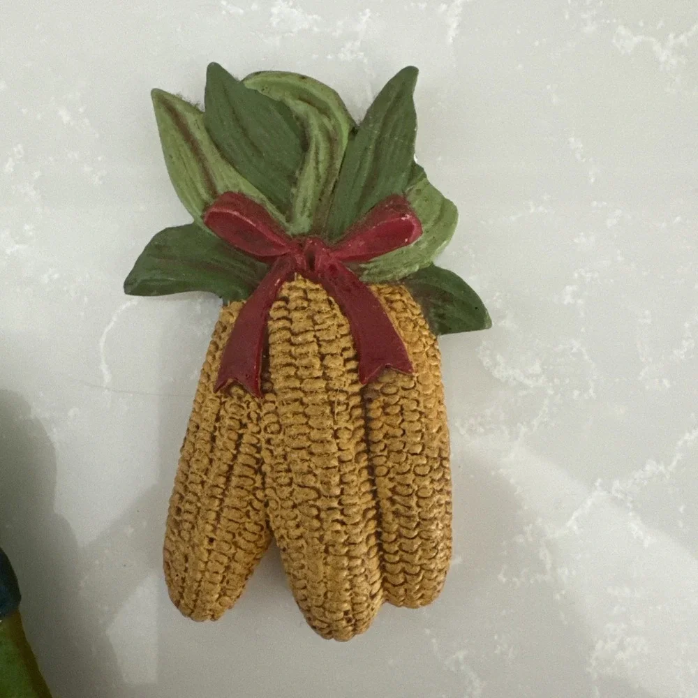 Vintage Veggie Refrigerators Magnet Lot Of 6